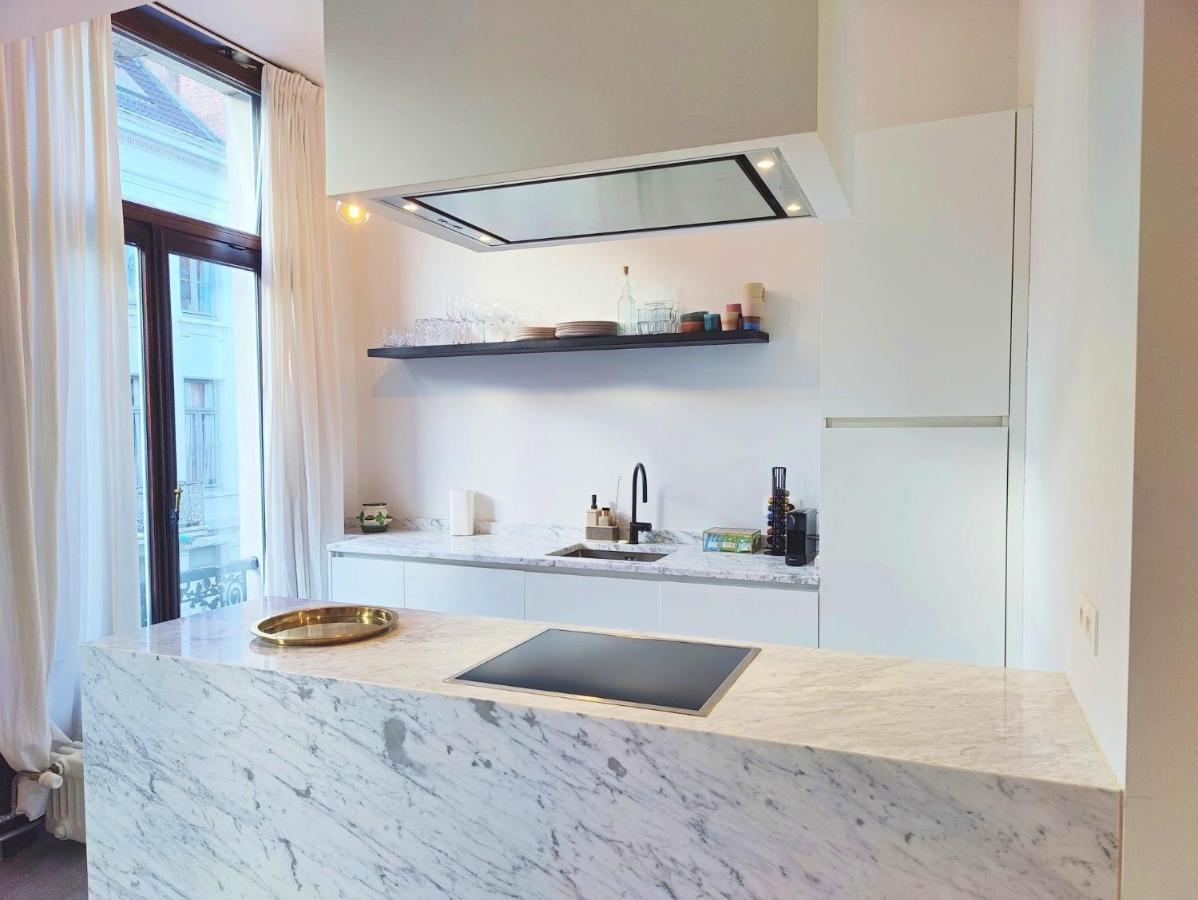 Traditional Chic, High Ceilings' Apt Aircos And Garage Amberes Exterior foto